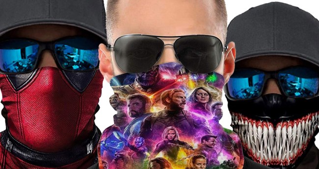 Marvel Face Masks And Neck Gaiters