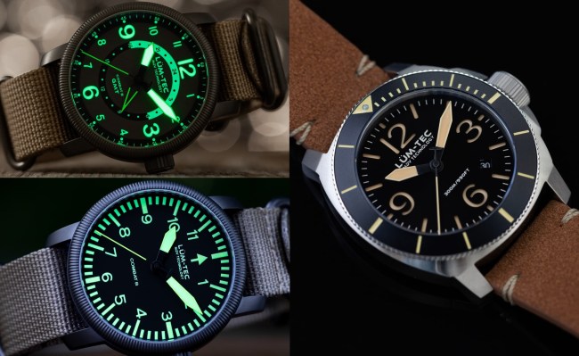 Lum-Tec Field Watches