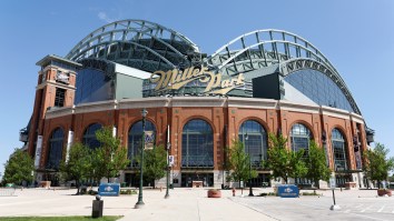 Brewers Release Security Footage Of A Guy Sneaking Into Their Stadium And Causing $40K In Damage Using A Tractor