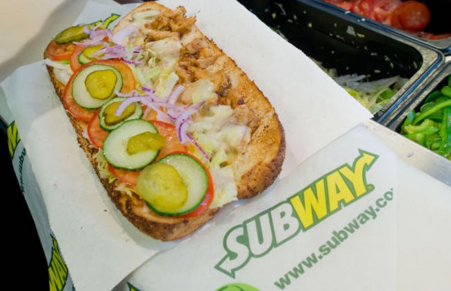 subway sandwich not bread sugar ireland