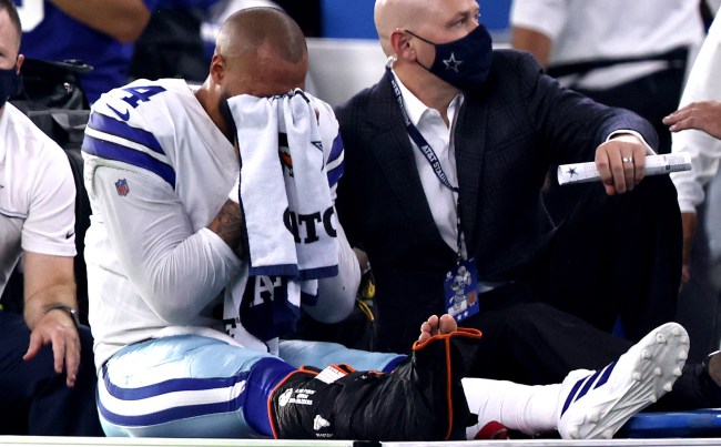 Jerry Jones Jason Garrett Share Reactions To Dak Prescott Injury