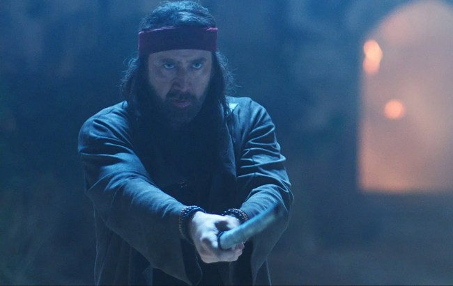 Nicolas Cage Swordfights With Aliens In Jiu Jitsu Movie Trailer