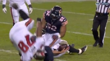Bears’ Khalil Mack Casually Flips 300-Pound Bucs OL Tristan Wirfs Like Nothing