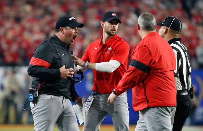 Ryan Day says he and some of his coaches are actually sleeping at the team's practice facility in order to avoid exposure to COVID-19 from family members at home