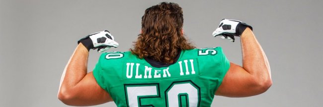 Will Ulmer Marshall Football Mullet