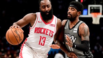 The Houston Rockets Reportedly Want Kyrie Irving Or Kevin Durant In Trade For James Harden