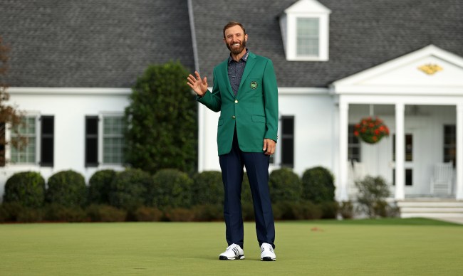 Dustin Johnson Green Jacket Masters
