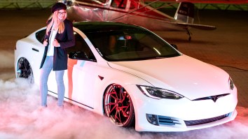 Wanna See The Roof Fly Off A Tesla? Because Here’s A Roof Flying Off A Tesla… Again