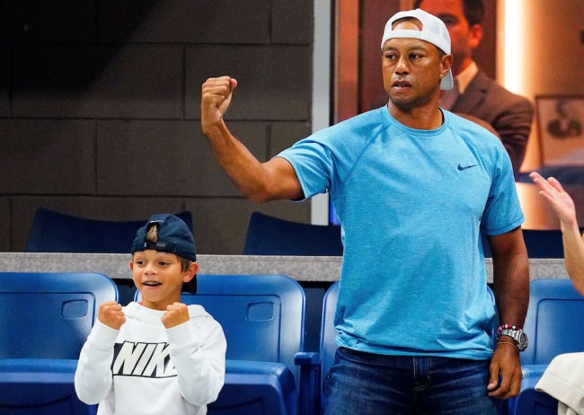 Tiger Woods Charlie Woods Father Son Tournament