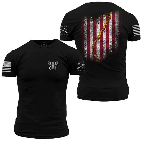 Grunt Style USN Navy Jack Flag