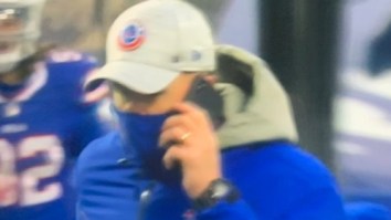 Bills HC Sean McDermott Was Seen Using A Cell Phone On The Sidelines And Fans Had Questions