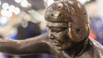 Luke Bryan Won Tim Tebow’s Heisman Trophy In A Charity Auction And He’s Cursed It Before The Florida-Georgia Game