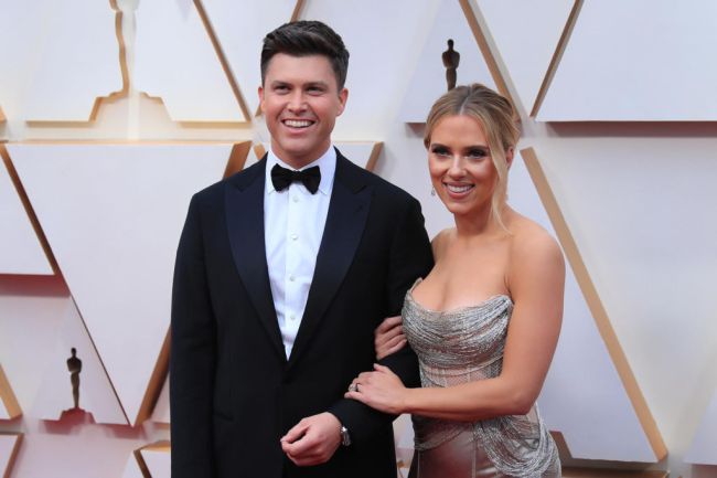 colin jost and scarlett johnasson