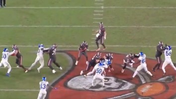 Embarrassing Video Shows Bucs’ RB Leonard Fournette Ignoring Huge Hole And Running Into Traffic Like Trent Richardson
