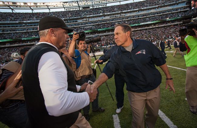 rex ryan and bill belichick