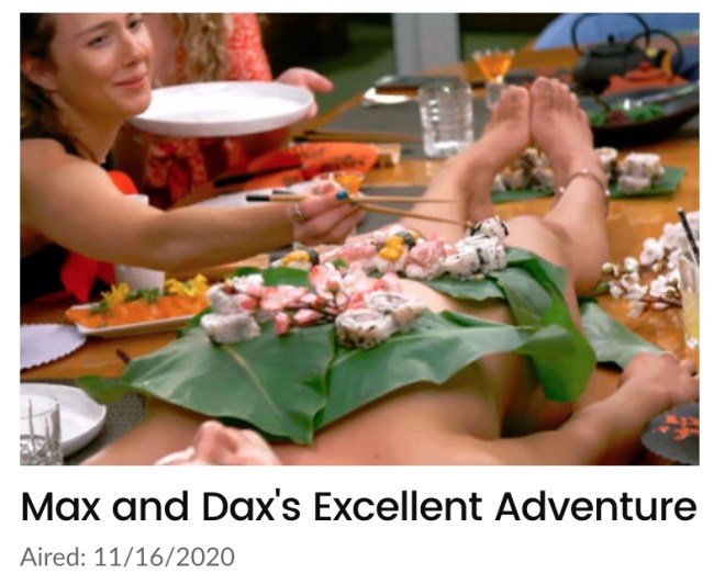 Sushi Max Gilliam Below Deck