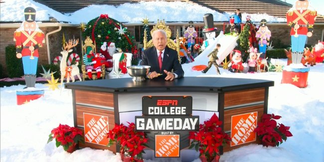 Lee Corso Christmas