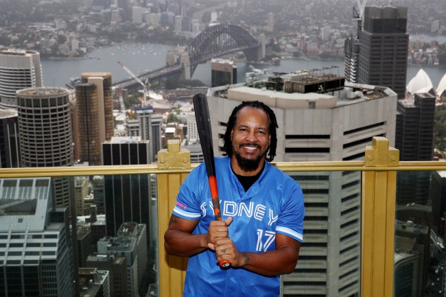 Manny Ramirez playing baseball in Australia