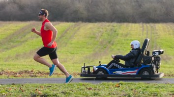 Olympic Runner Nick Symmonds Races Go-Kart To See Who’s Faster And Puts On A Pretty Impressive Performance