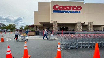 WATCH: Anti-Masker Goes Full ‘Braveheart,’ Delivers Fiery Speech On A Table Of Fleeces At Costco