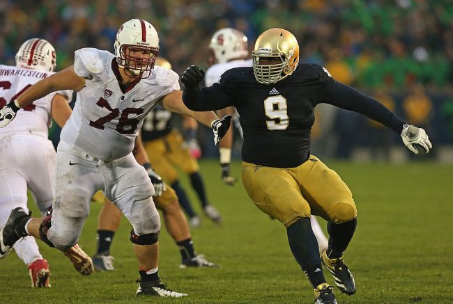 former notre dame player louis nix shot video