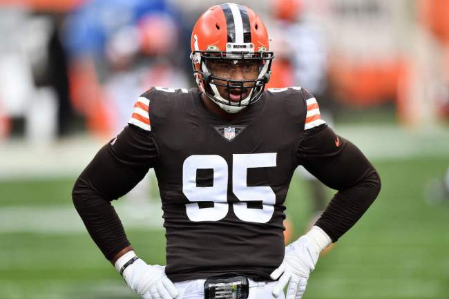 Browns defender Myles Garrett's stats have floundered since he returned from a positive COVID test