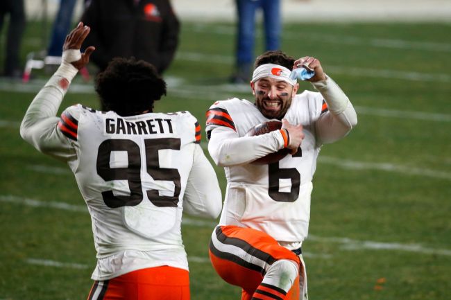 Baker Mayfield Myles Garrett