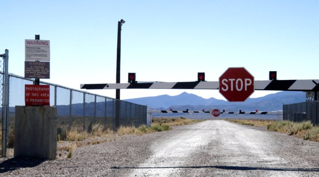 New Area 51 Images Show Strange Triangular Object Inside Open Hangar