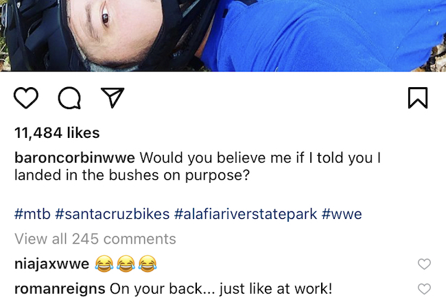 Roman Reigns Corbin Comment