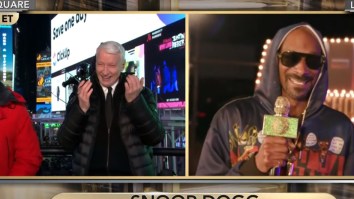 Drunk Anderson Cooper Was Giggling Like A Maniac During ‘Have You Gotten High’ Segment With Snoop Dogg On CNN NYE Show