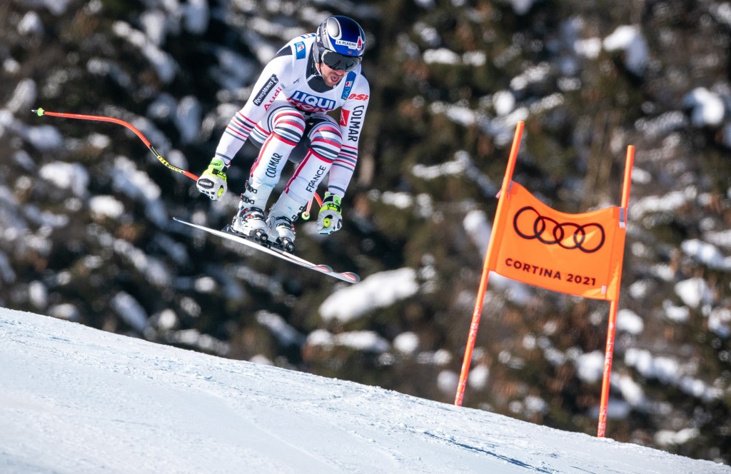 Maxence Muzaton world cup ski crash