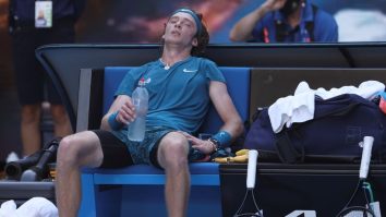 Andrey Rublev Took A Mid-Match Shower During His Australian Open Quarter-Final