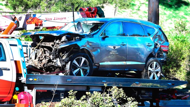 Tiger Woods cause of crash excessive speed