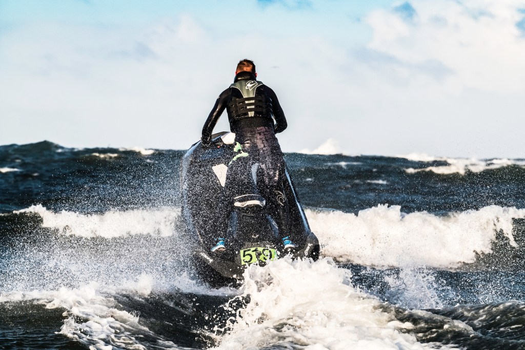 Jet Ski in the North Sea