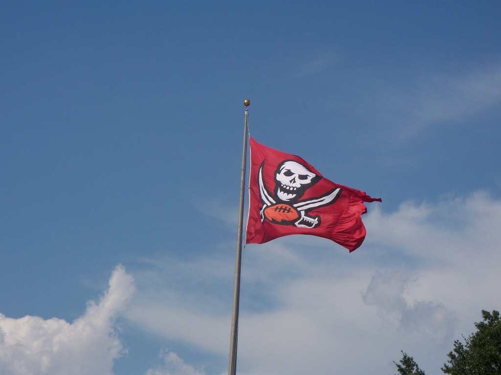 Tampa Bay Buccaneers pirate flag
