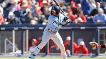 Baseball’s No. 1 Prospect Wander Franco Hit A MONSTROUS Home Run Into The Parking Lot