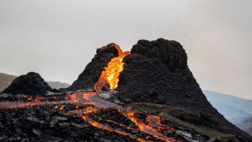 Drone Flies Through Erupting Icelandic Volcano And The Footage Makes Michael Bay Look Like An Amateur