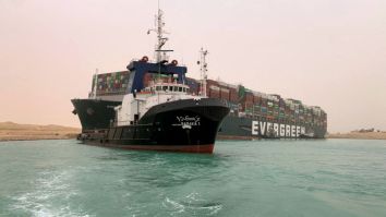 Massive Cargo Ship That Got Stuck In Suez Canal Crippled Global Shipping But Made For Some Awesome Memes