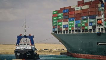 Potential Timeline Provided For Refloating Of Cargo Ship Stuck In The Suez Canal As Toilet Paper Shortage Looms