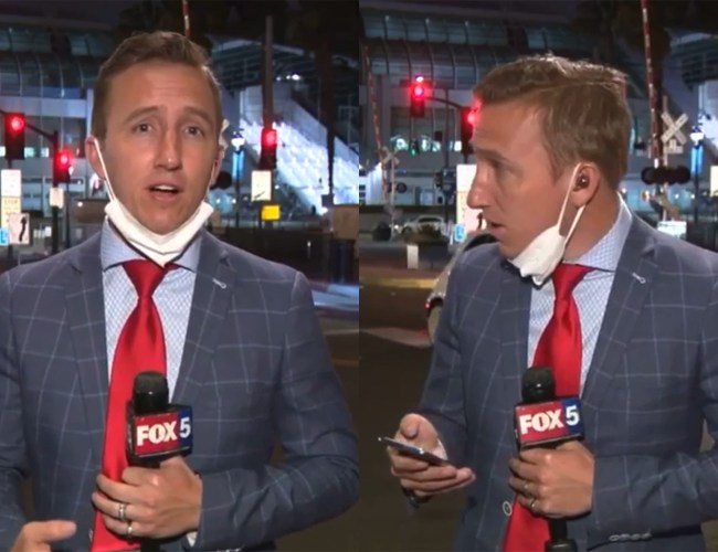 Live TV Gunshots San Diego