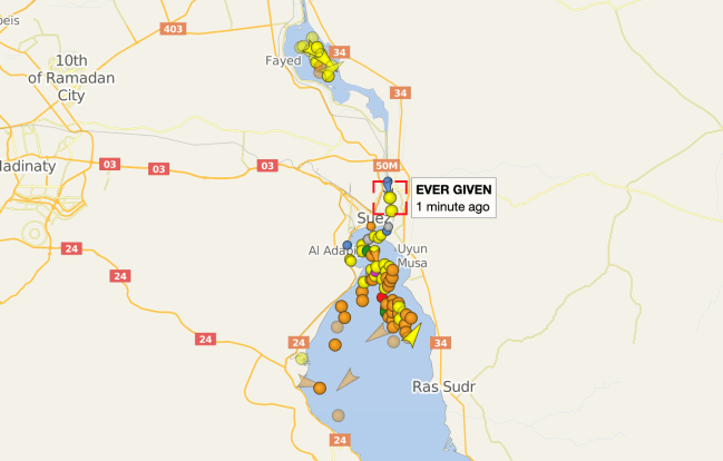 Ever Given Suez Canal