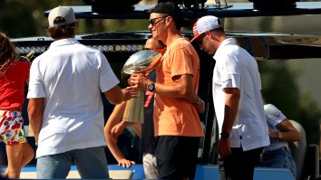 Tom Brady Says His Memory Of Tossing Lombardi Trophy Is Foggy: ‘I Was Not Thinking At That Moment’