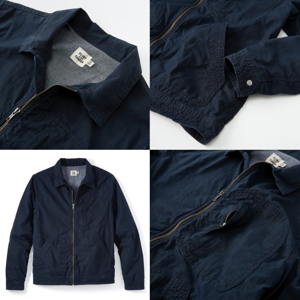 Waxed Flight Jacket breathable for Spring
