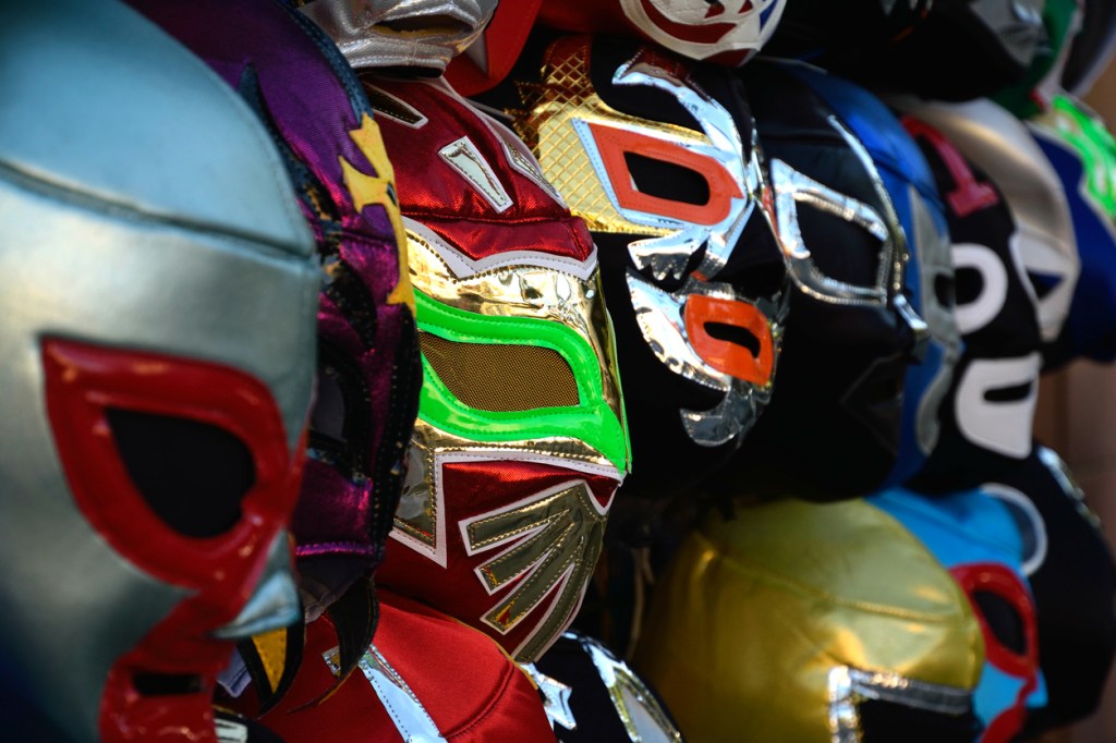 Lucha Libre wrestler masks
