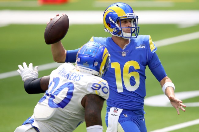Michael Brockers' comments criticizing Jared Goff look awkward after the defender rejoins the QB on the Detroit Lions