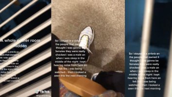TikToker Finds Hidden Room Behind Vent At Airbnb After ‘Feeling Like He Was Being Watched’