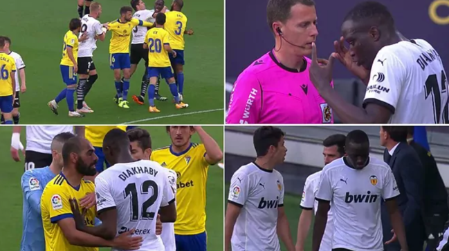 Valencia Cadiz Soccer Diakhaby Cala