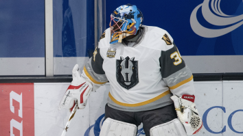 48-Year-Old Fred Brathwaite Dressing For An AHL Game Wearing An Authentic Thrashers Mask Is So Awesome