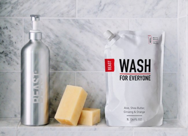 Beast Brands' Eco-Friendly Reusable Grooming Bottles