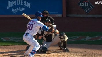 Marlins Lose Game After Getting Screwed By Umpire On Blatant Lean-In By Michael Conforto During Game-Ending Hit-By-Pitch Call